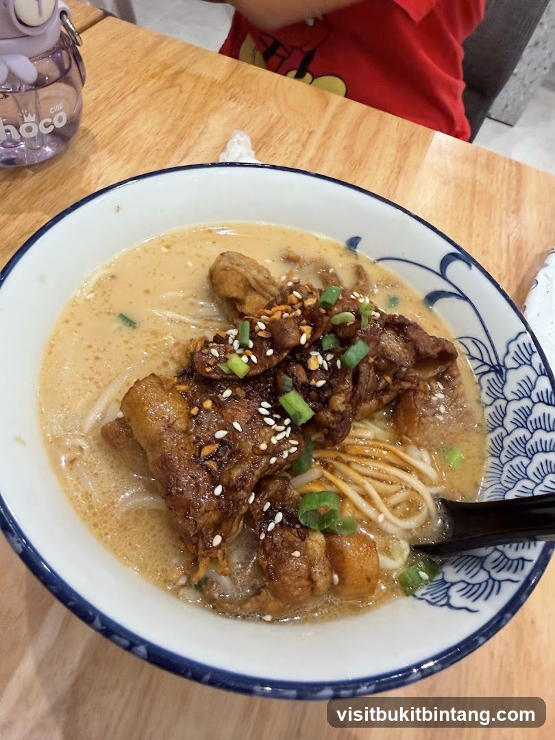 Bowl of Noodles with Meat