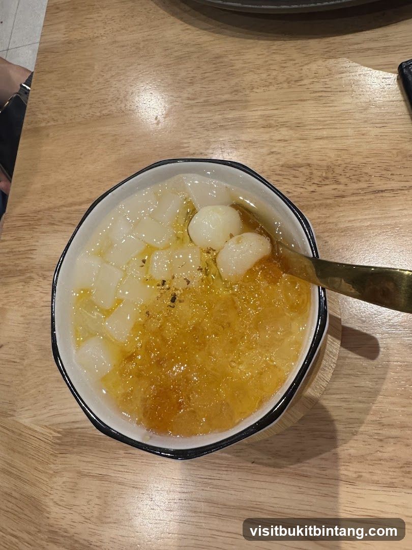 Dessert with Lychee and Jelly
