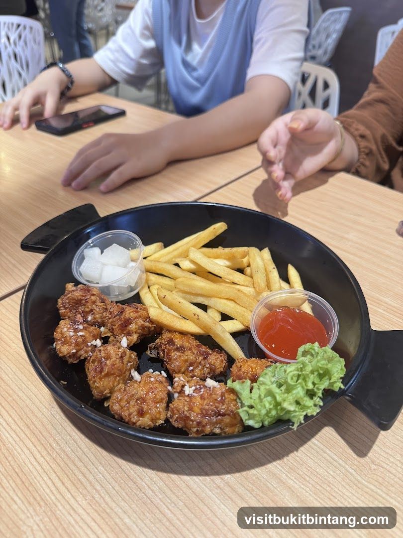 Fried Chicken and Fries