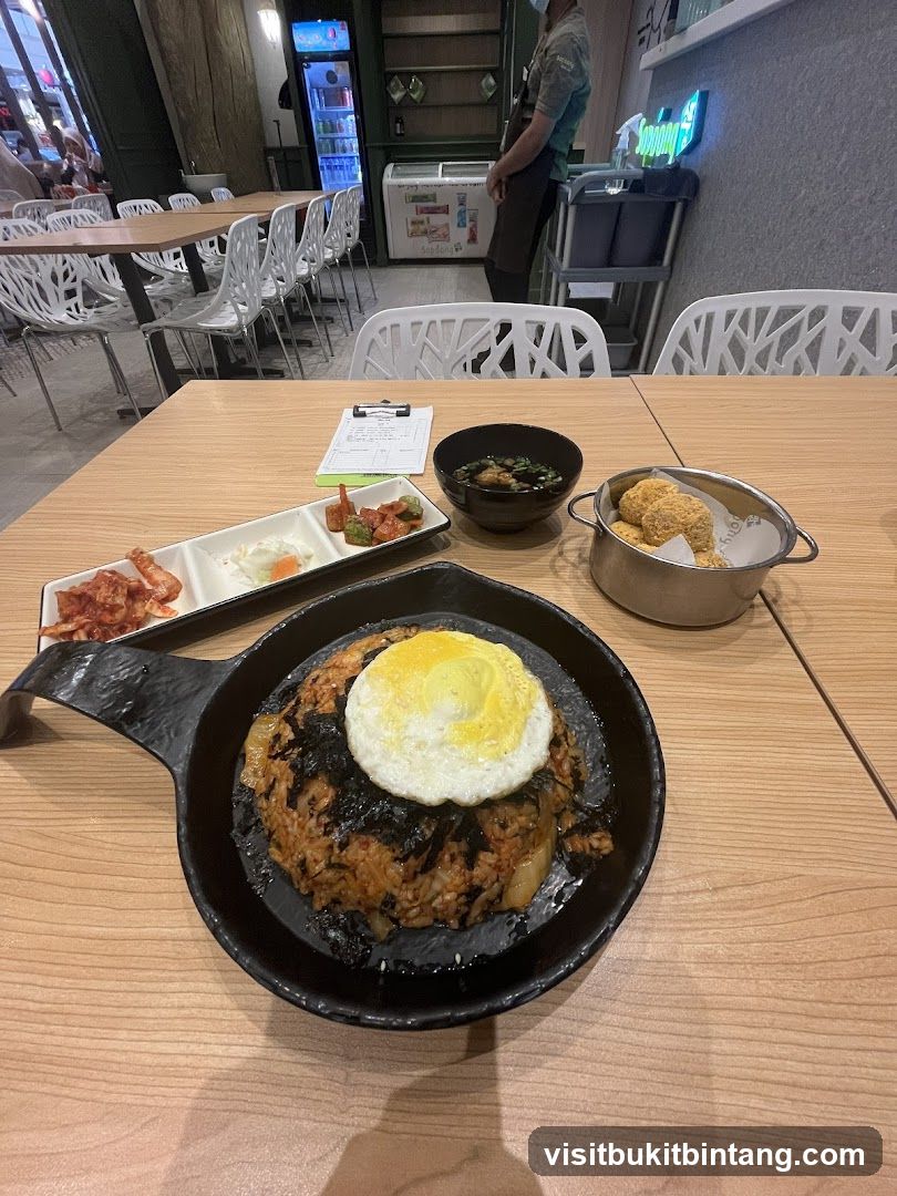 Restaurant Table with Food