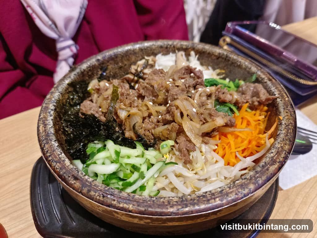 Bibimbap in a Stone Bowl