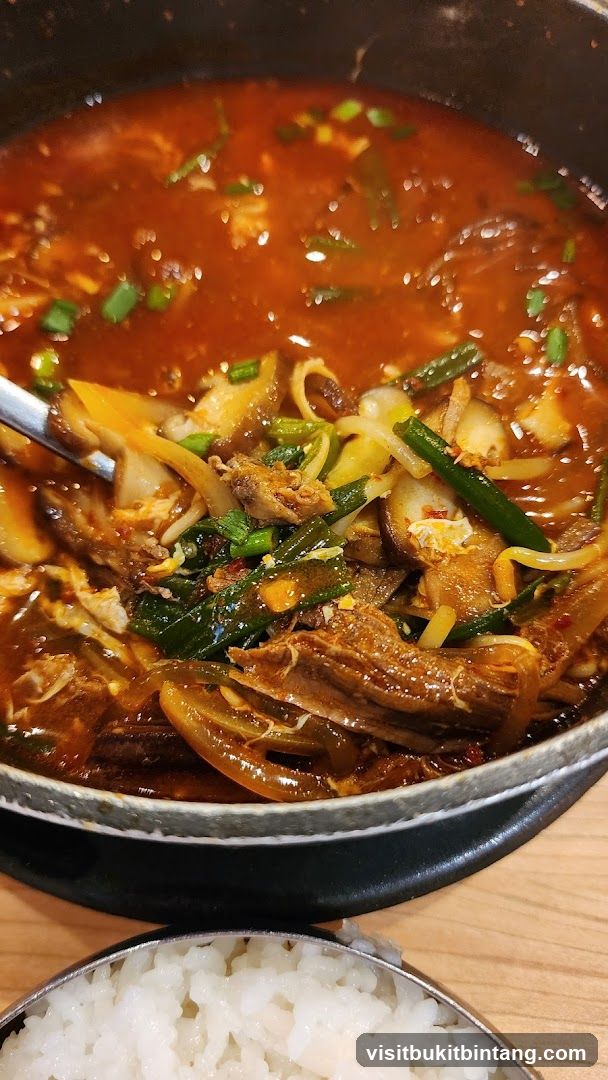Spicy Korean Stew with Rice
