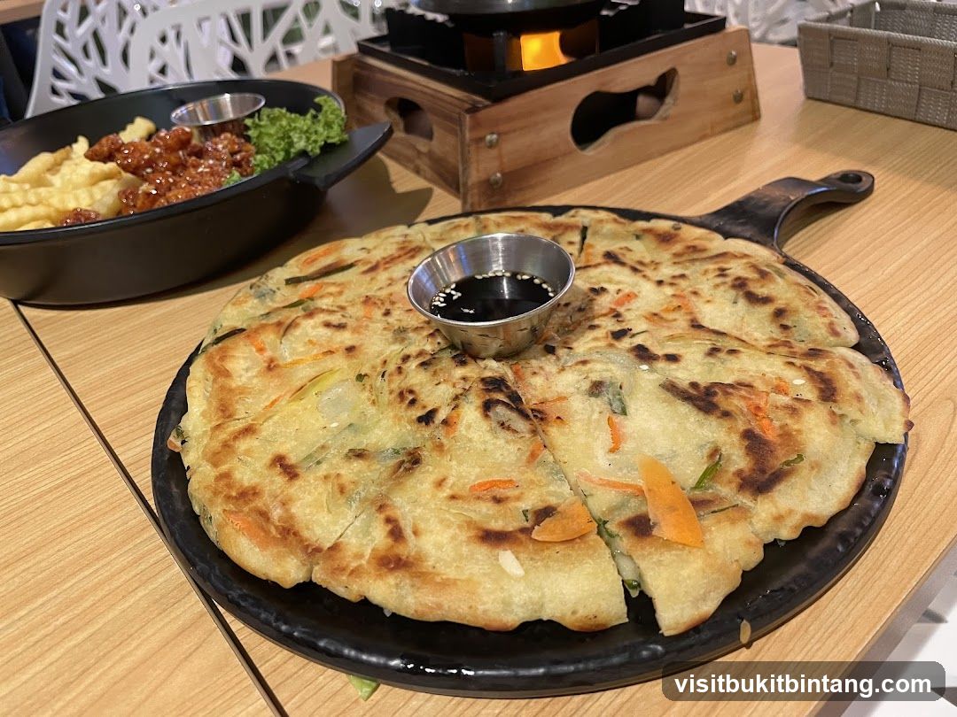 Korean Pancake and Fried Chicken
