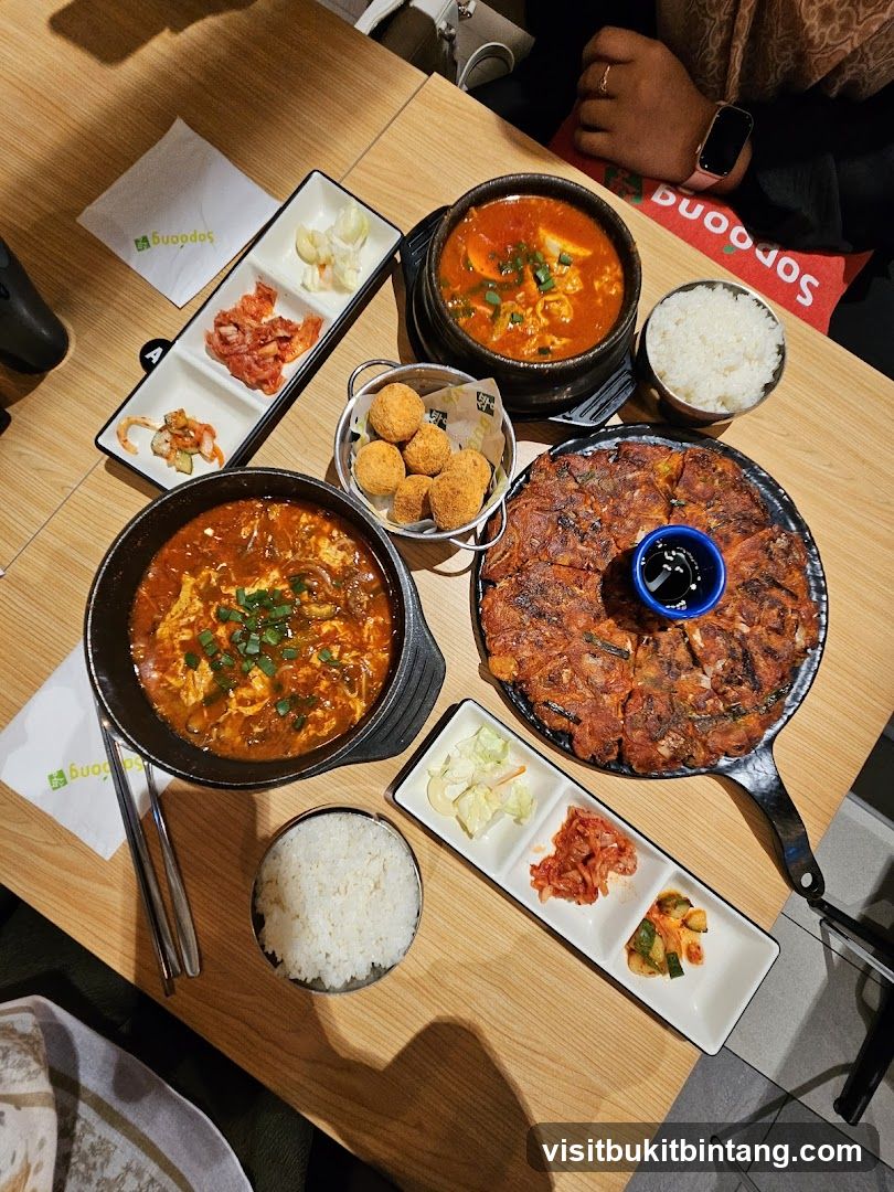 Korean Food Spread