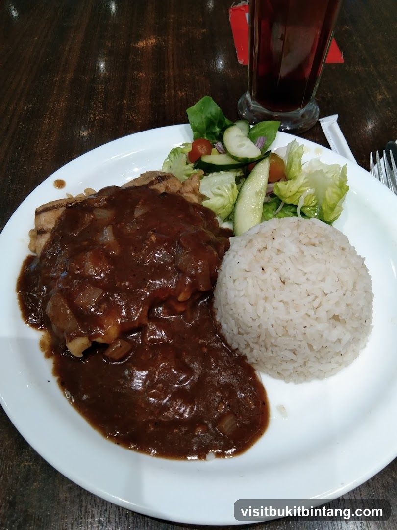 Chicken with Gravy and Rice