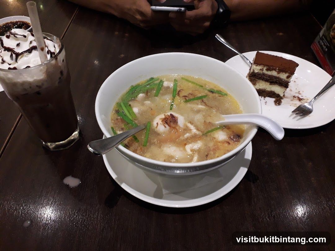 Soup, Drink, and Cake
