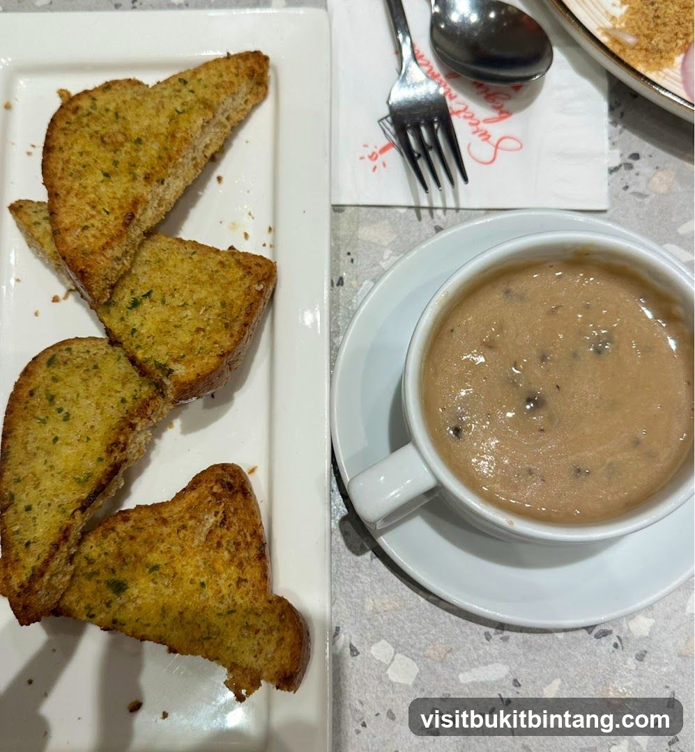 Garlic Bread and Soup