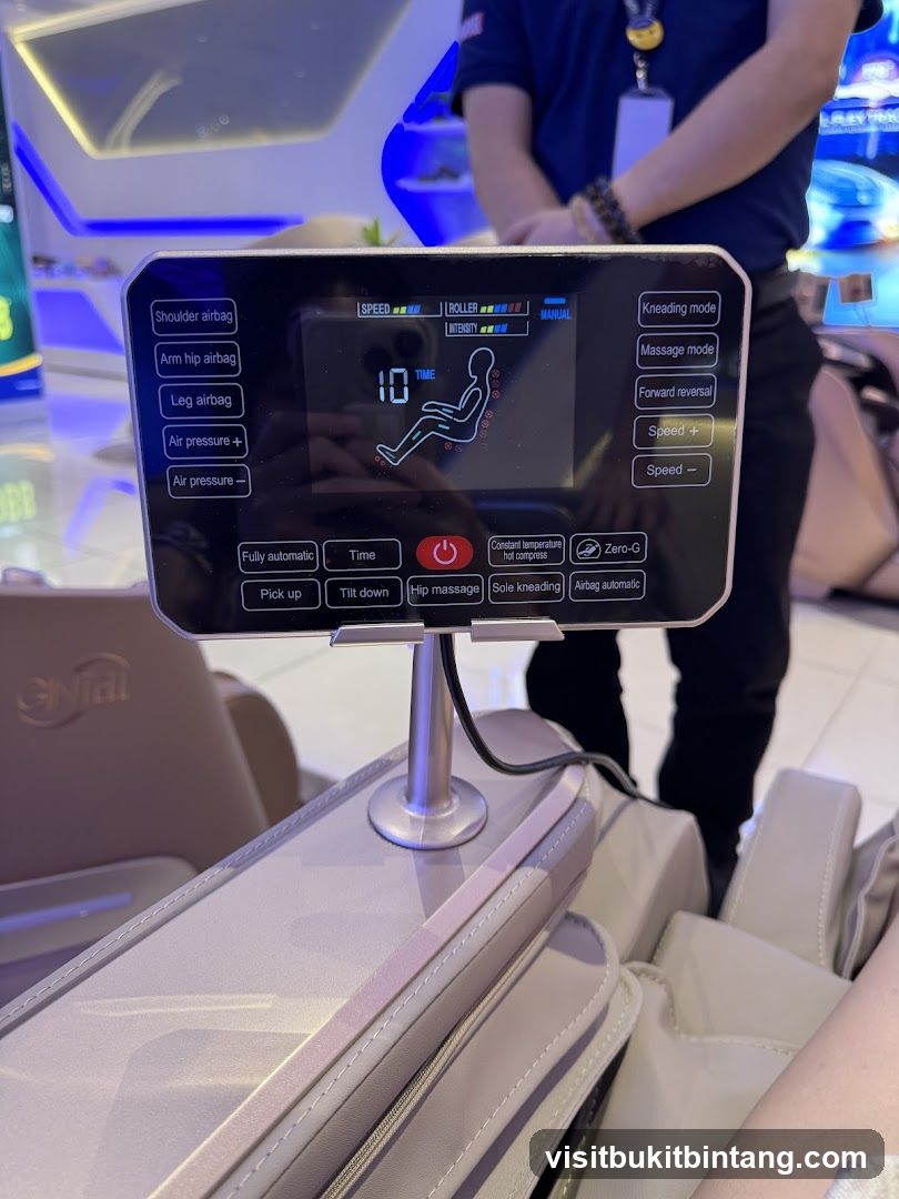 Massage Chair Control Panel