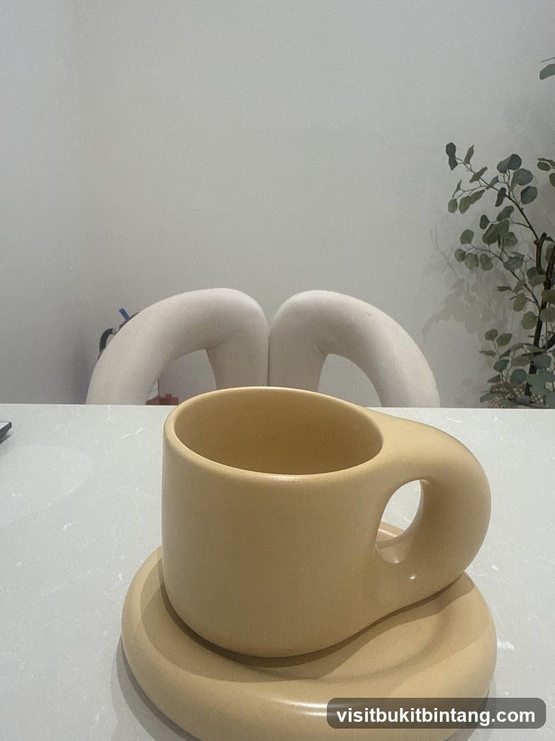 Yellow Mug and Saucer
