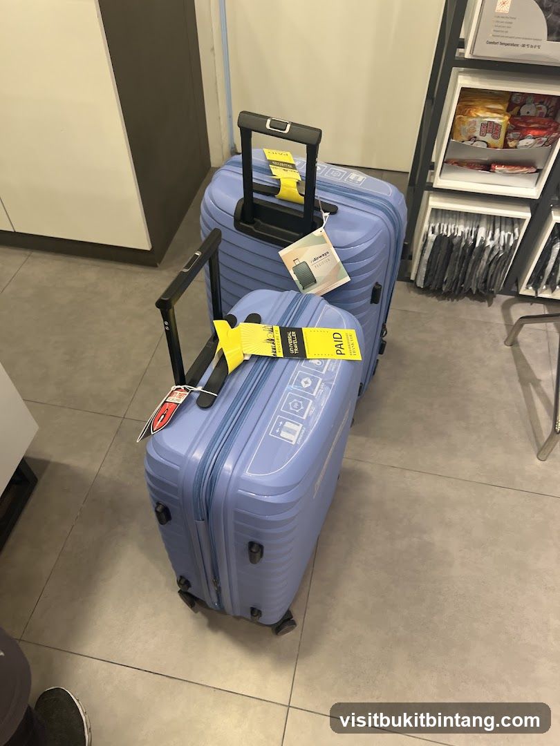 Light Blue Luggage