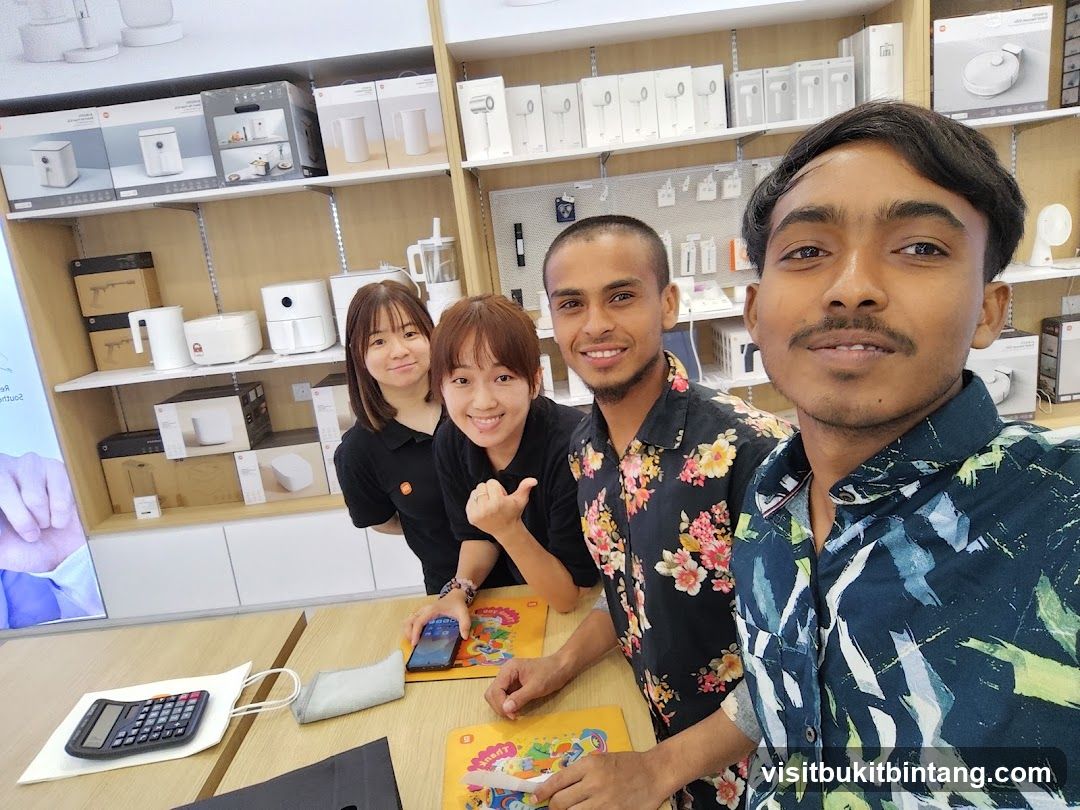 People in a store