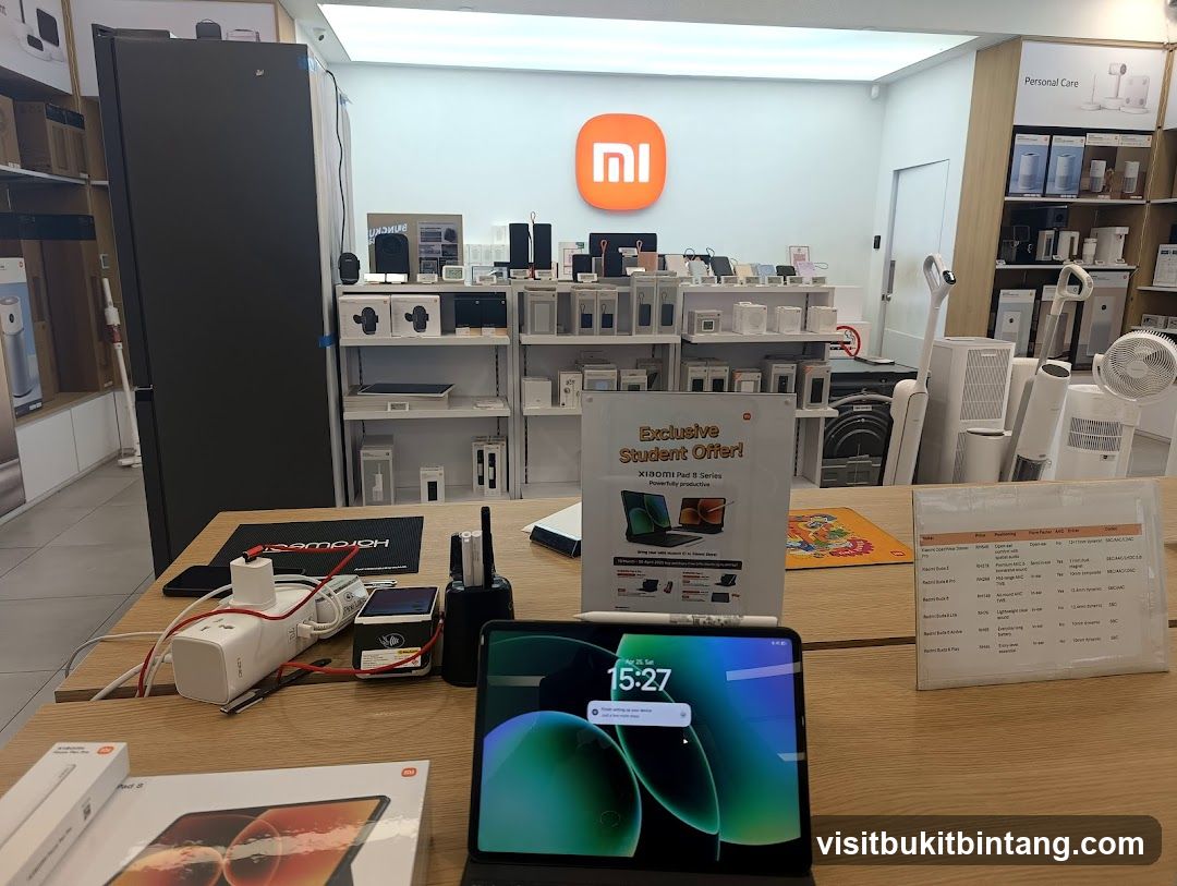 Xiaomi Store Interior with Products and Promotions