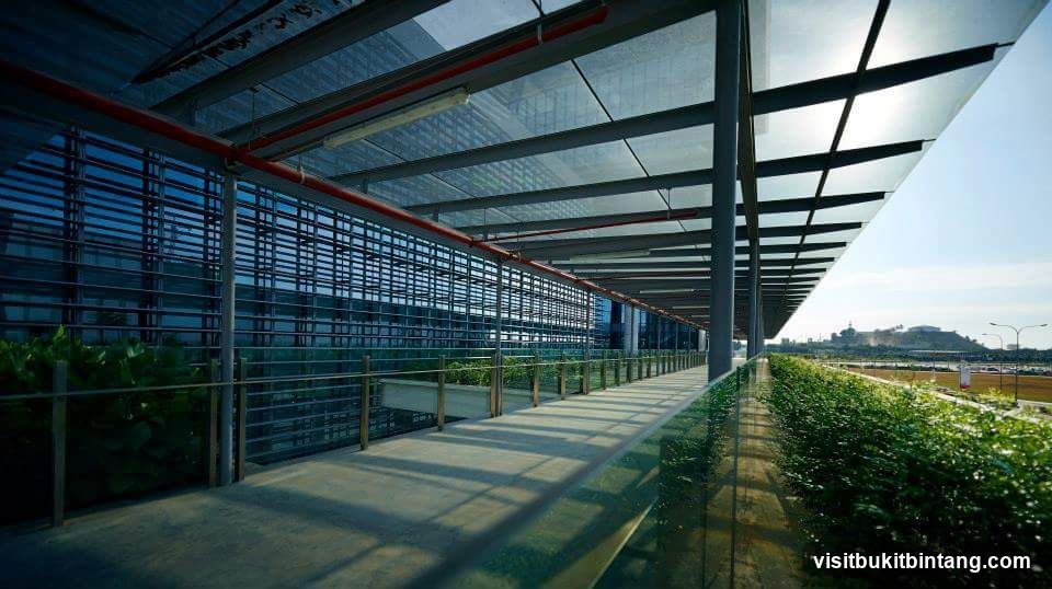 Modern Building Exterior with Walkway