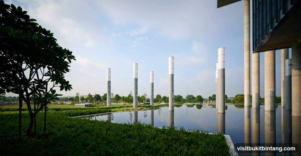 Modern Architecture with Reflecting Pool
