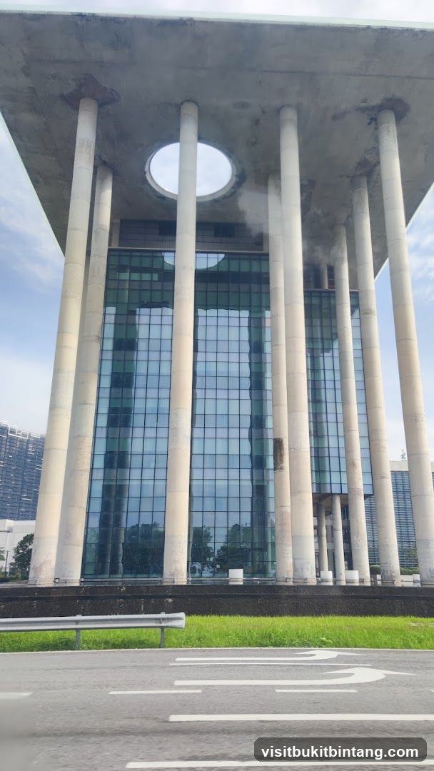Modern Building with Colonnade