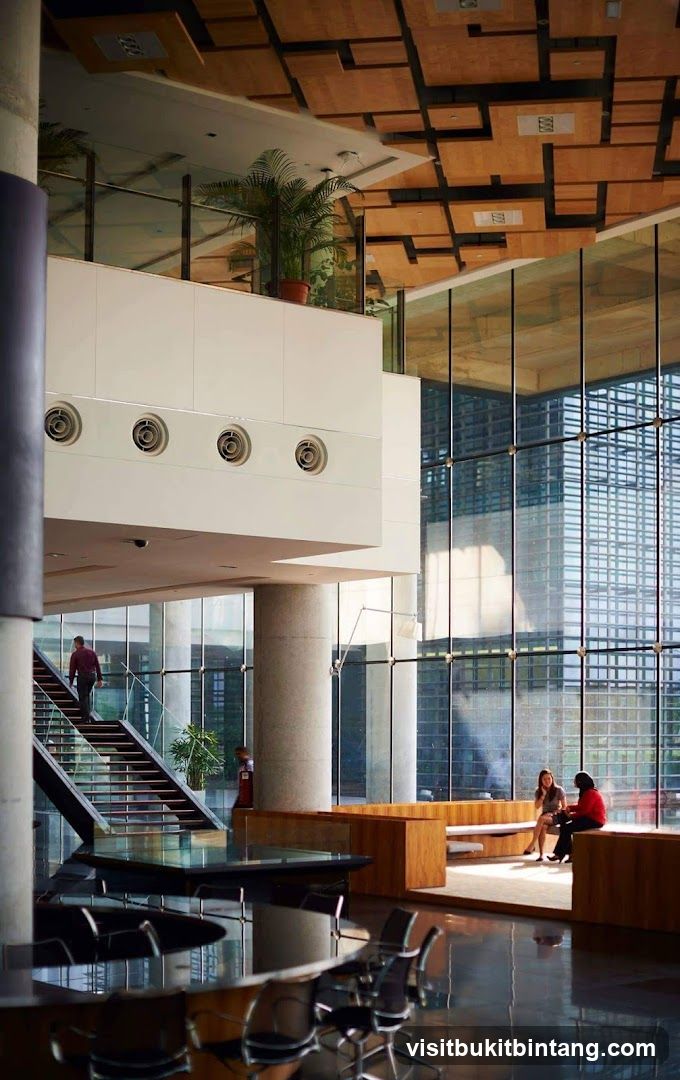 Modern Office Interior with Seating Area