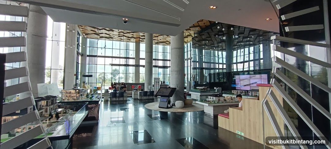 Modern Interior with Architectural Models