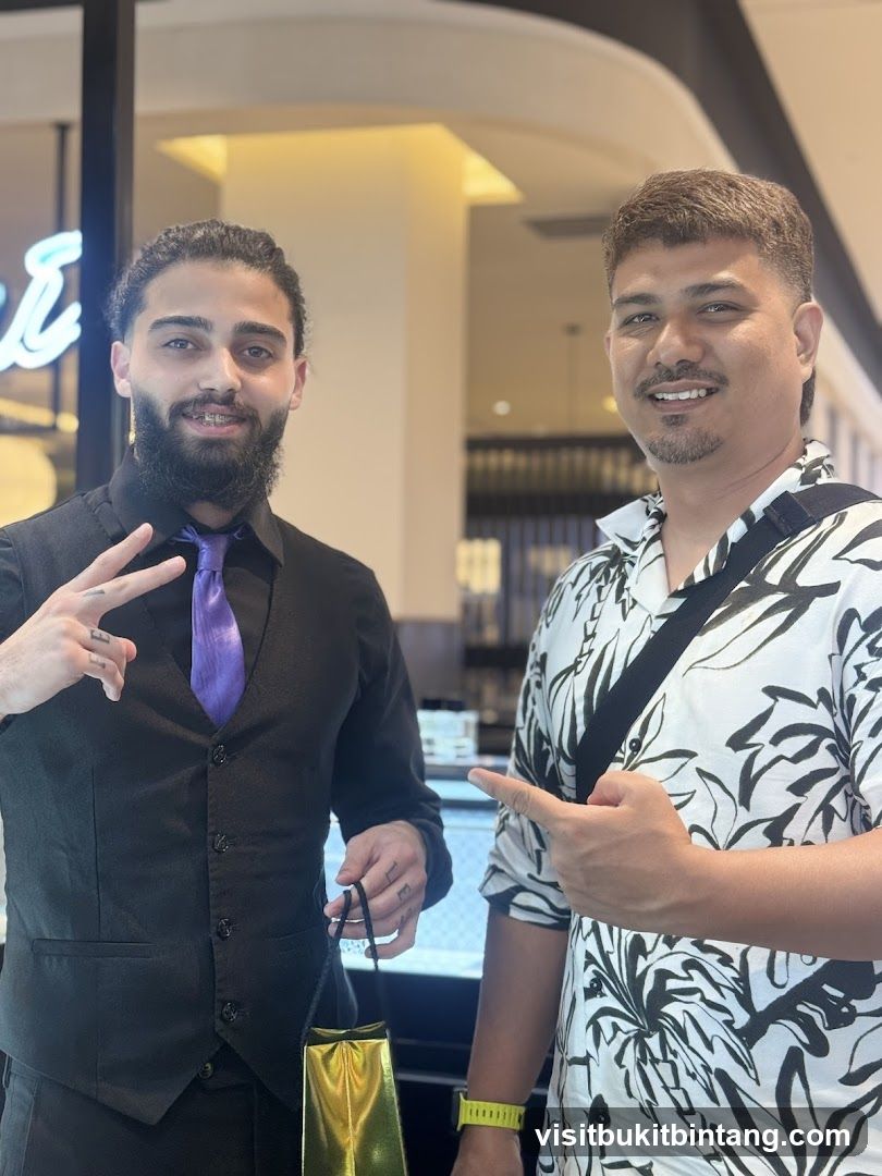 Two Men Posing for a Photo