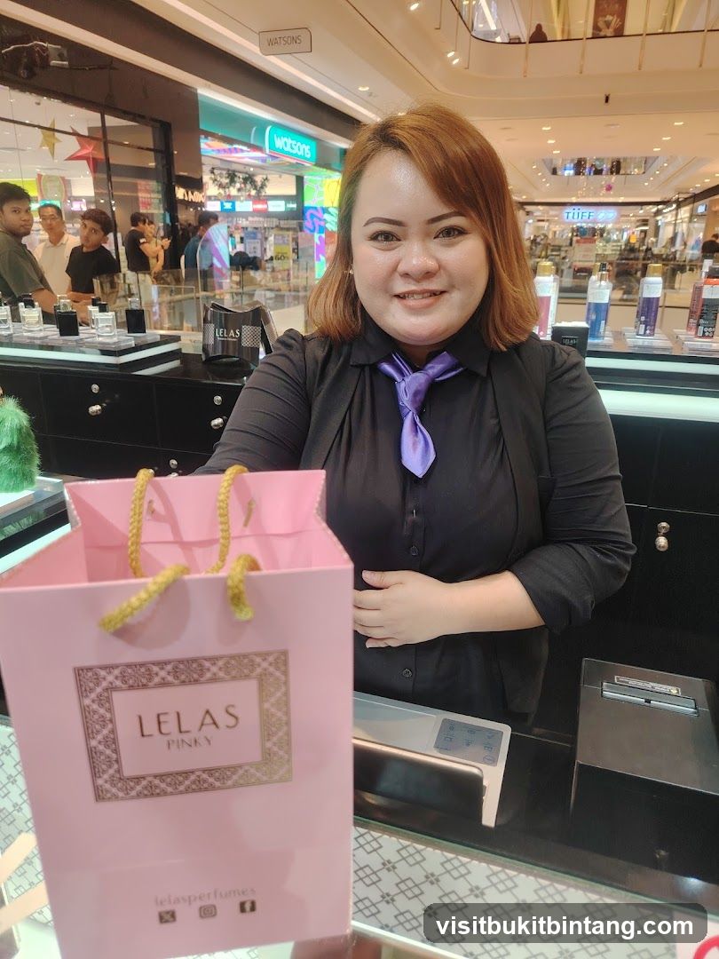 Sales Associate with Shopping Bag