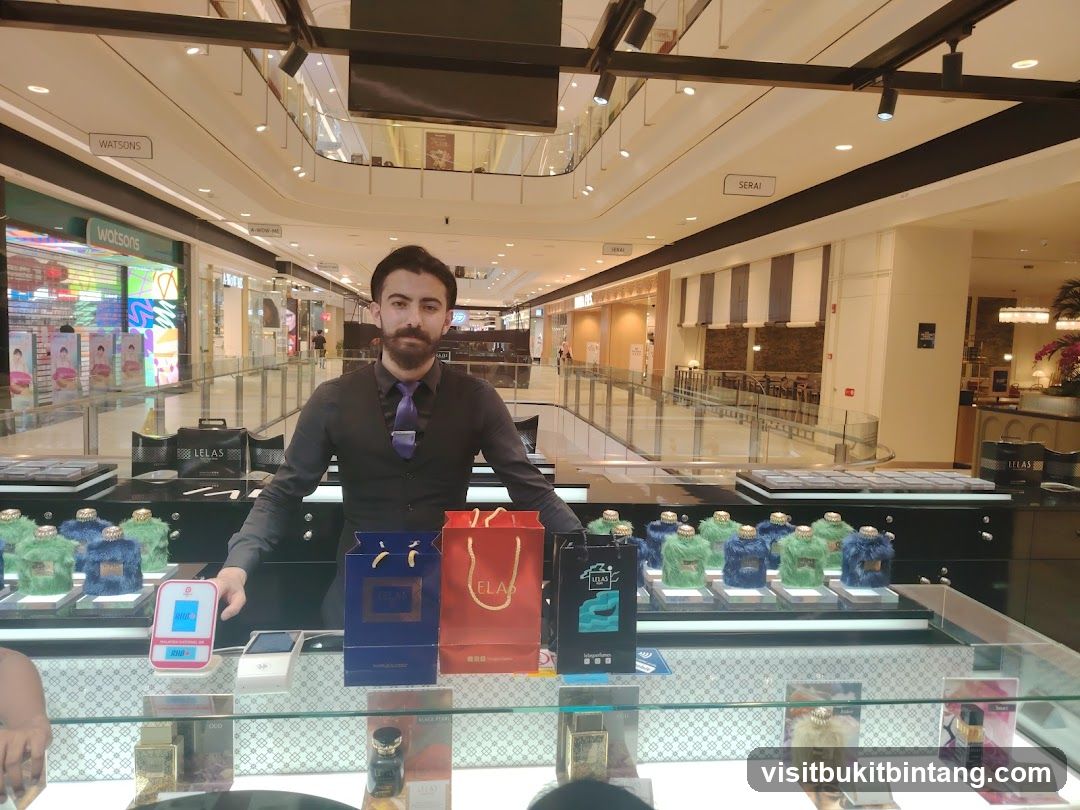 Salesperson at a Perfume Counter