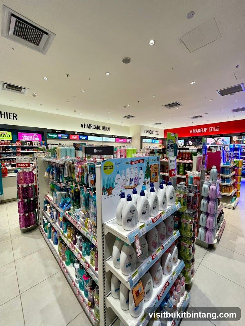 Health and Beauty Store Aisles