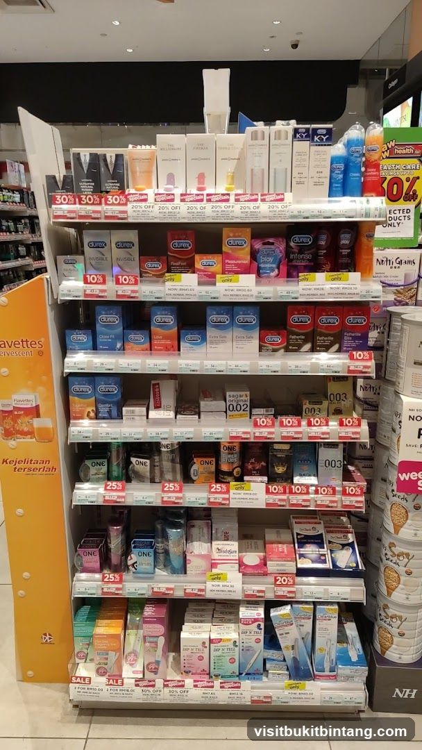 Condom and Health Product Display