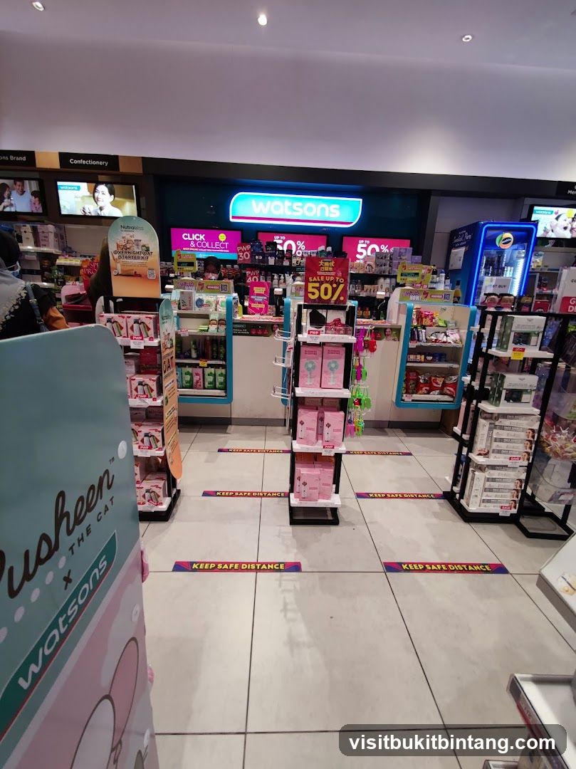 Watsons Store Interior