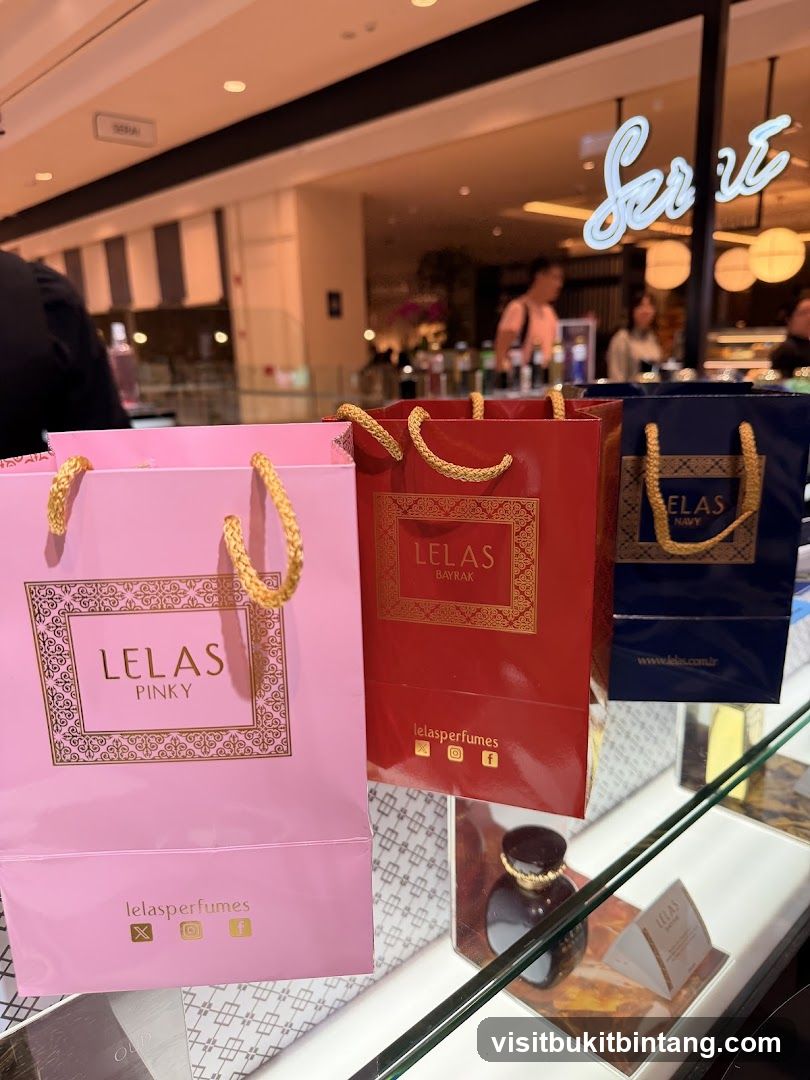 Lelas Perfume Shopping Bags