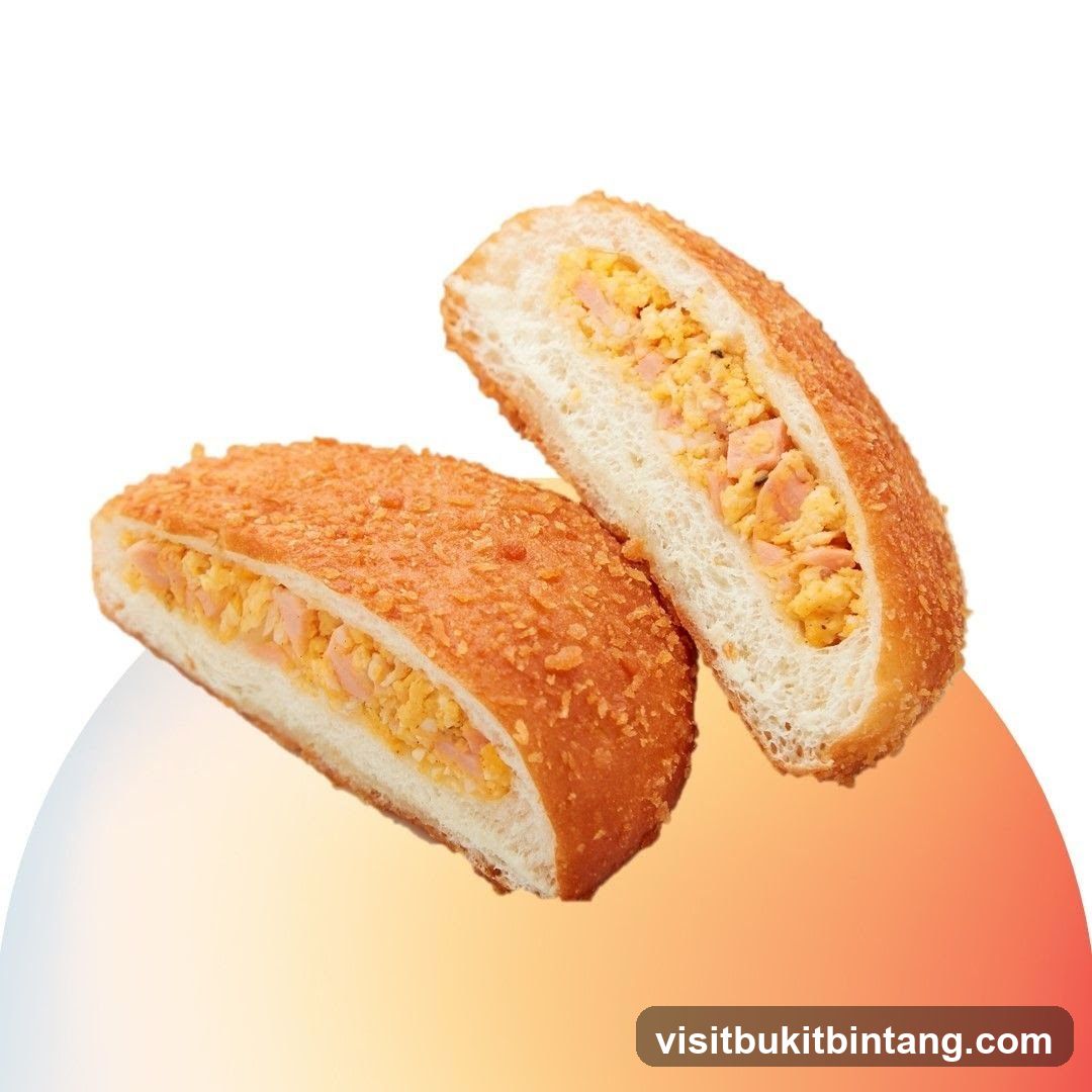 Scrambled Egg and Ham Bread