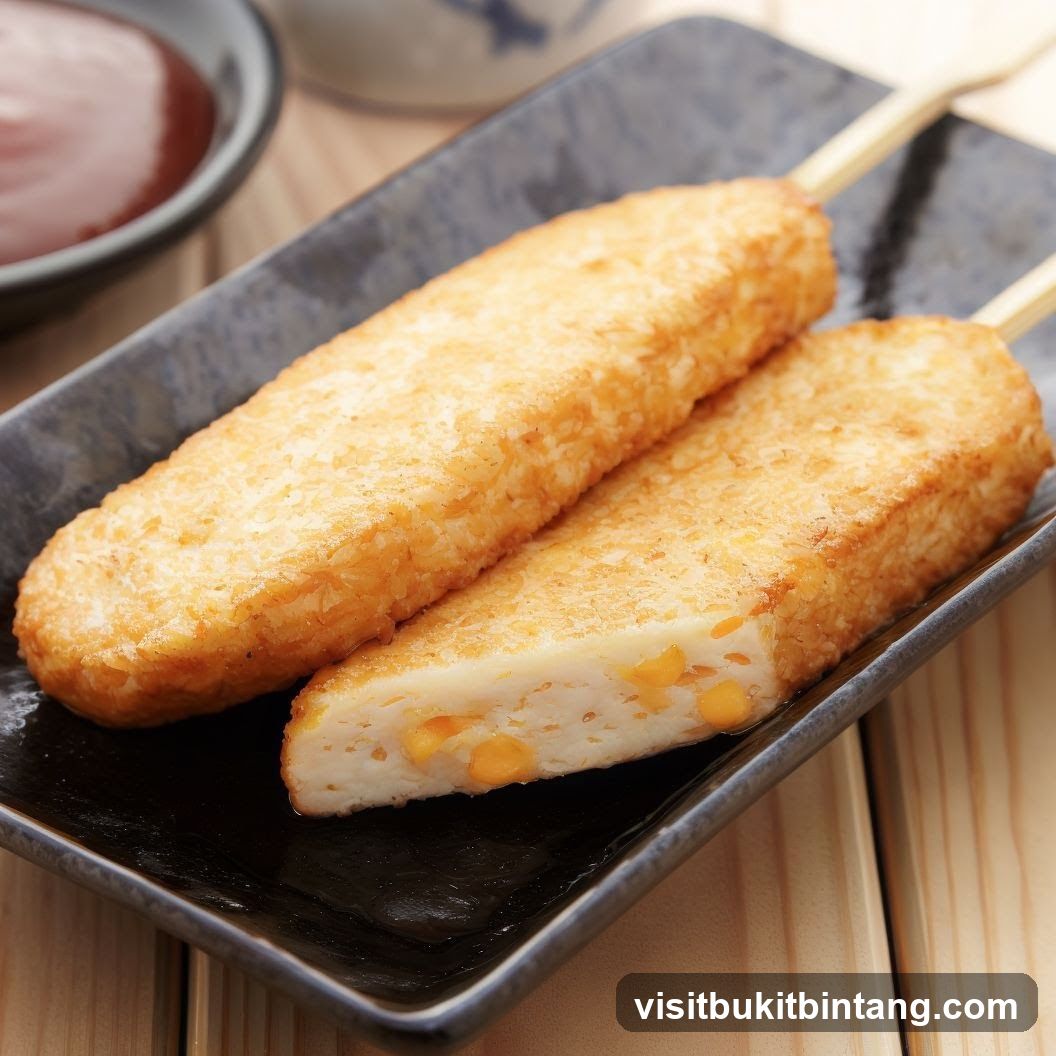 Fried Fish Cakes on Skewers