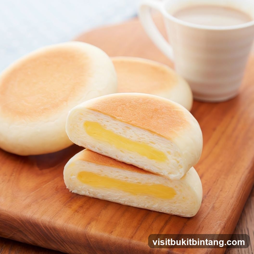 Cream-filled Buns with Coffee