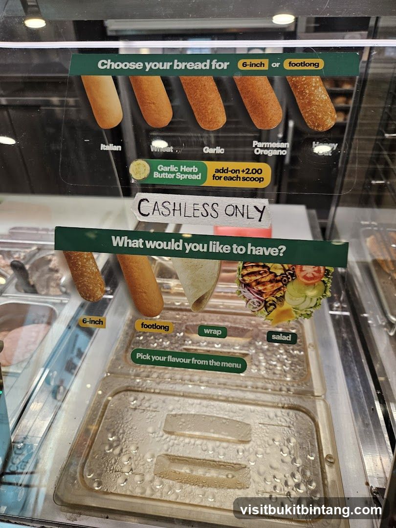 Subway Bread Options