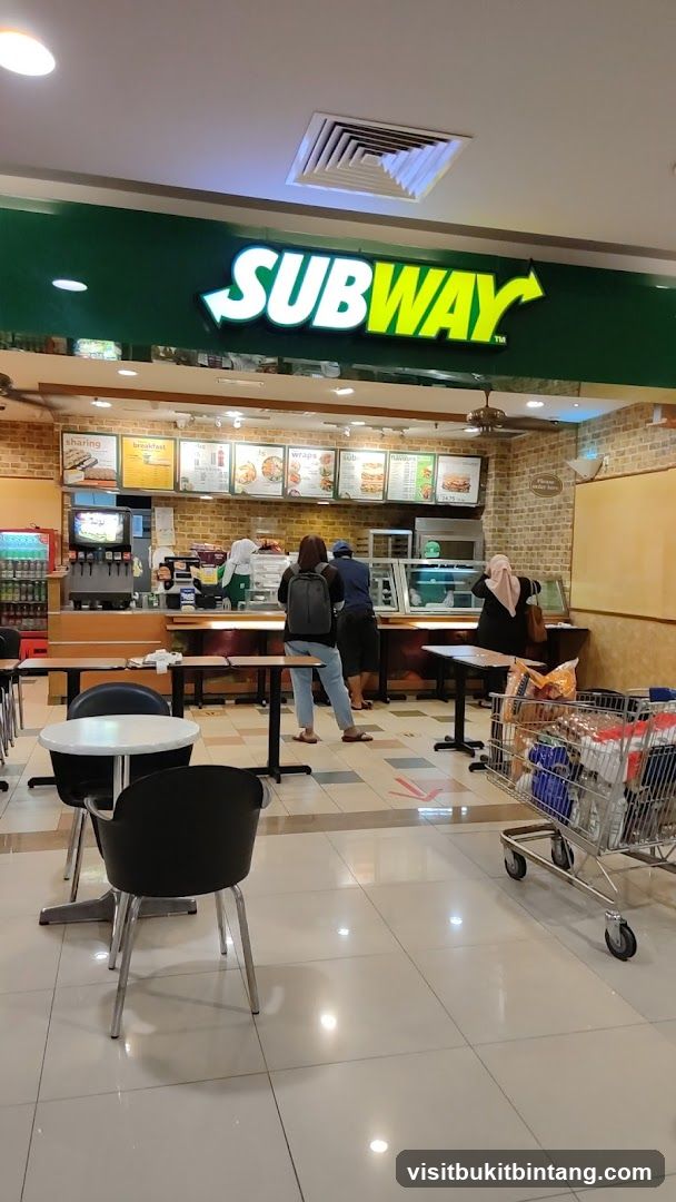 Subway Restaurant Interior