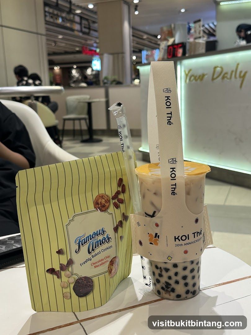 Bubble Tea and Cookies