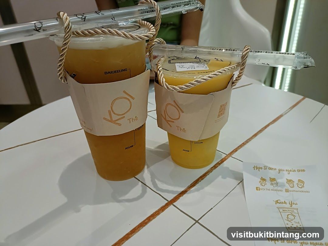 Two KOI The drinks