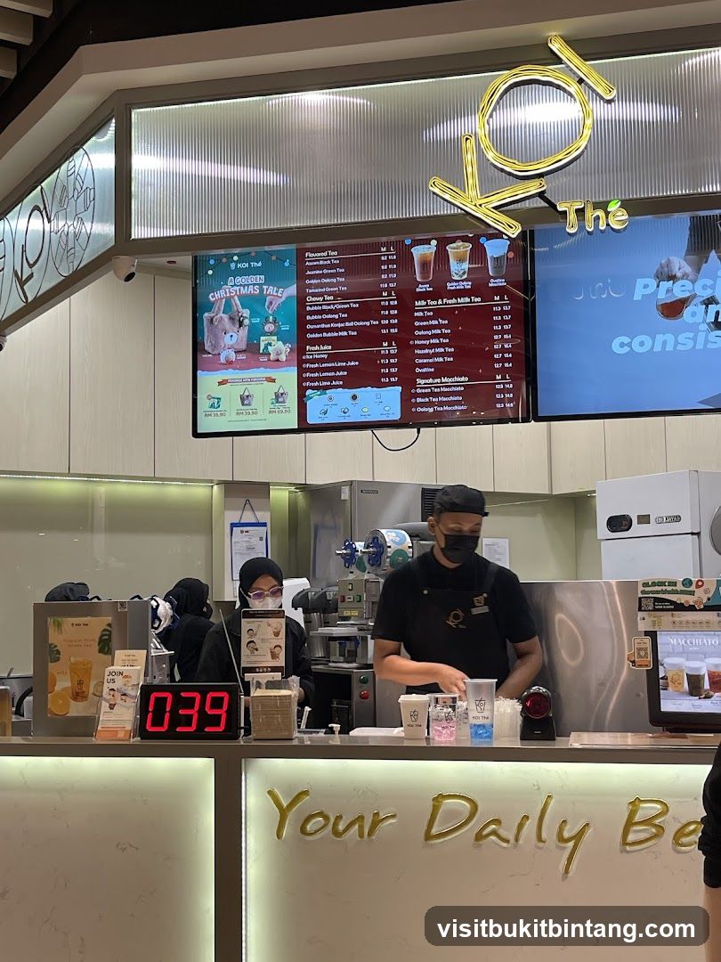 Bubble Tea Shop Counter