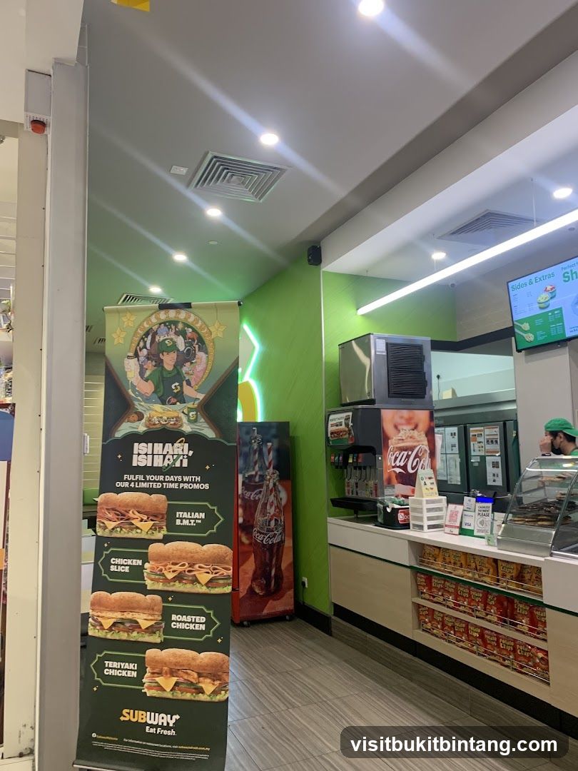 Subway Sandwich Shop Display