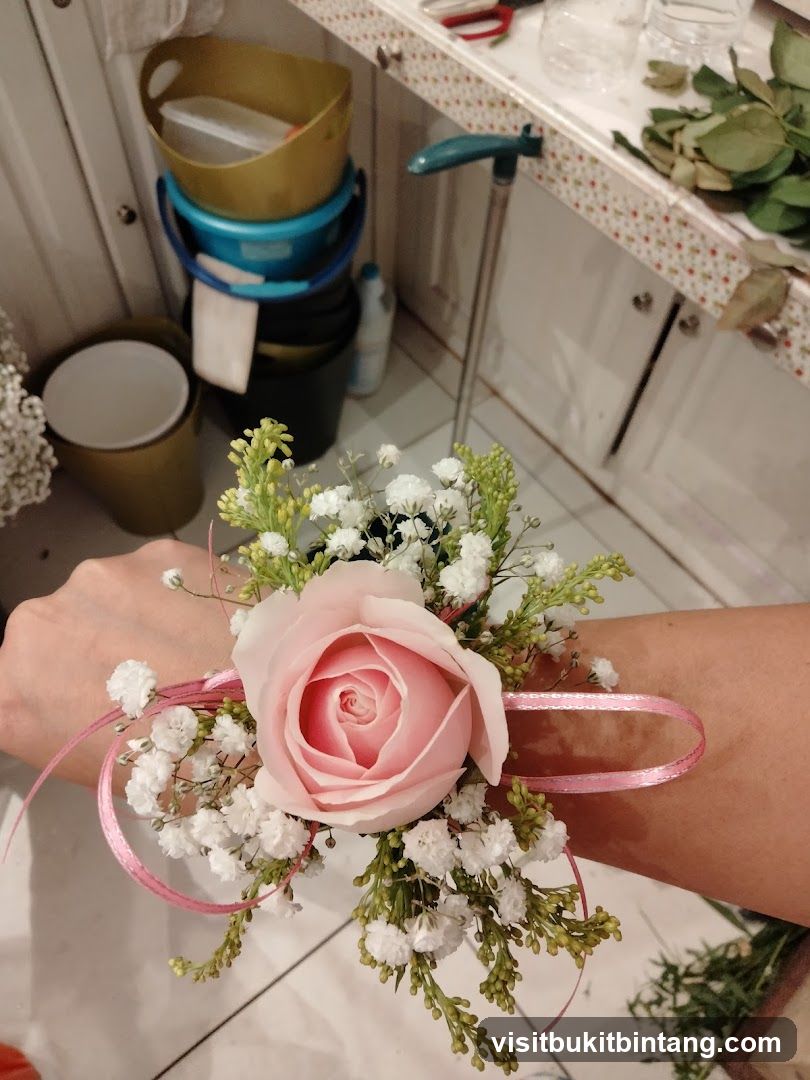 Corsage on Wrist