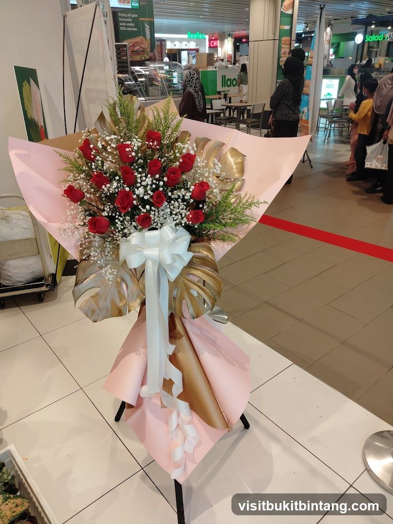 Flower Arrangement in Mall