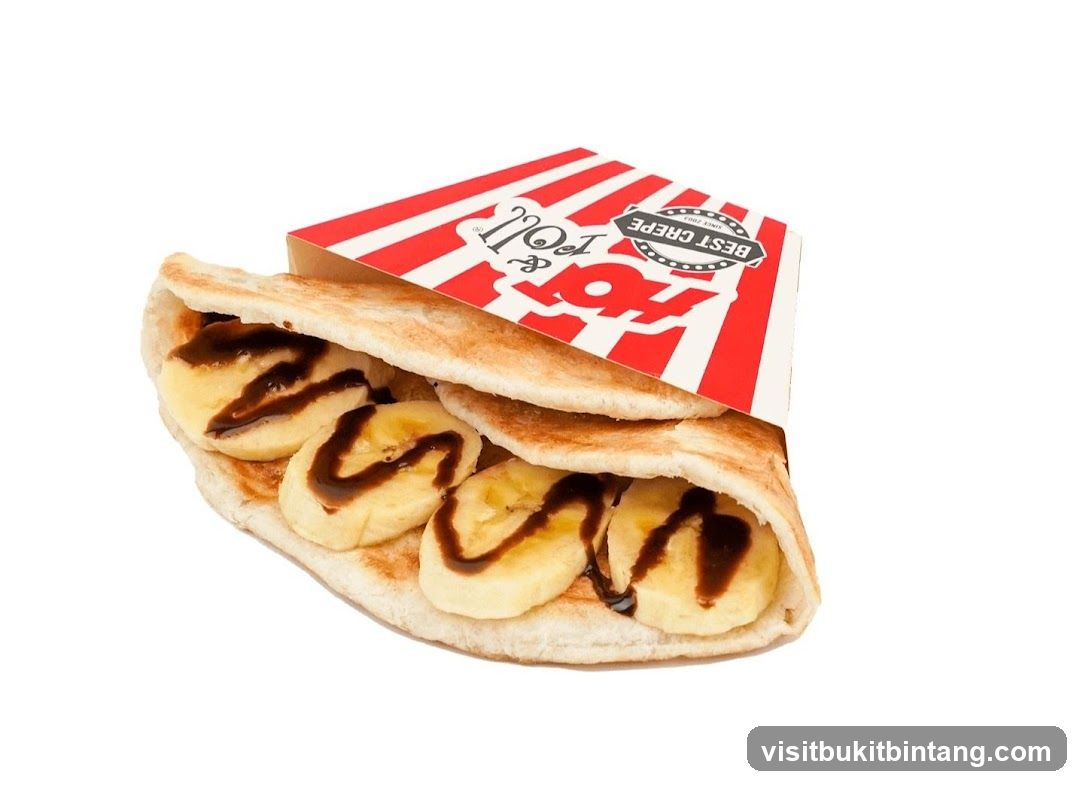 Banana and Chocolate Crepe