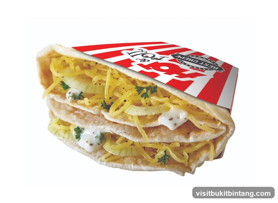 Crepe with Cheese and Onions