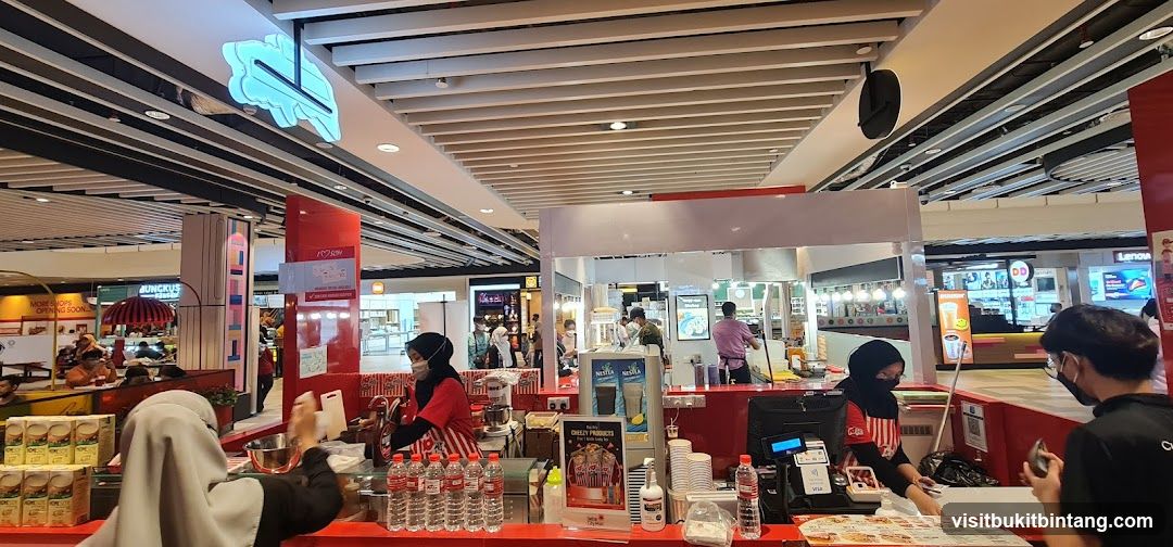 Food stall in a mall