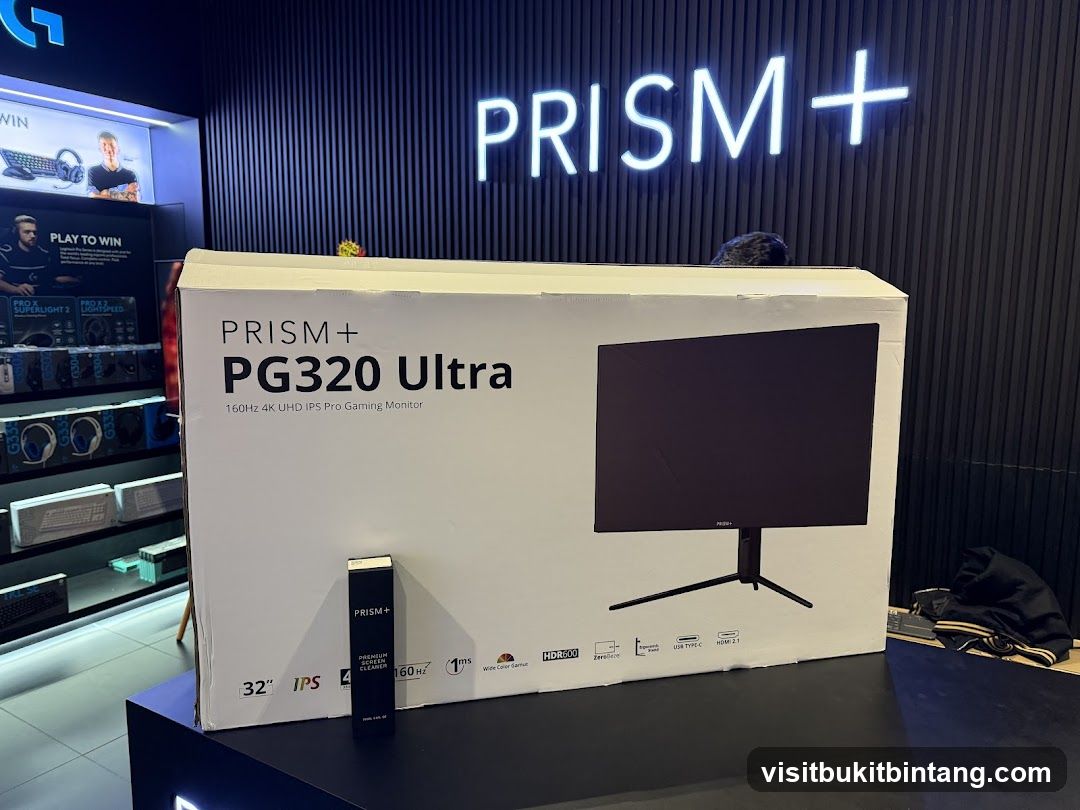 PRISM+ PG320 Ultra Gaming Monitor Box