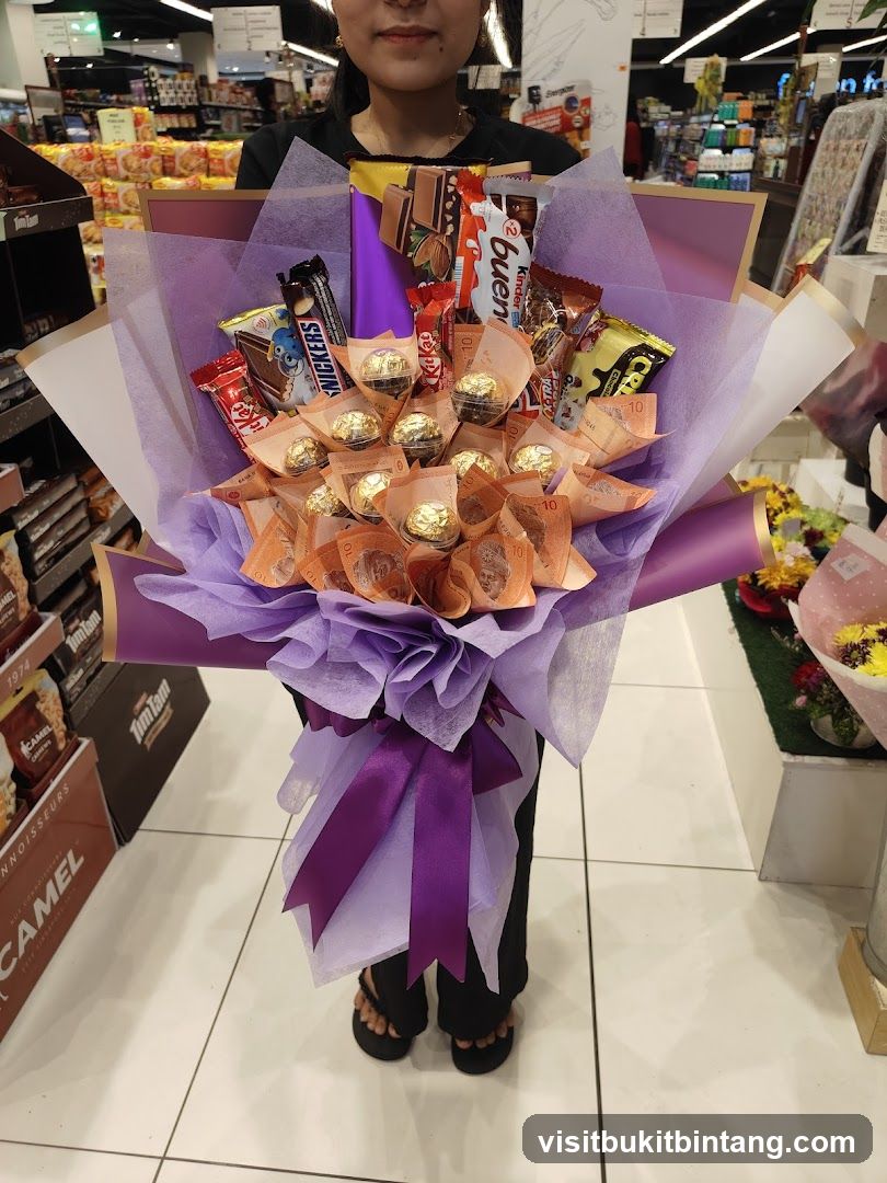Chocolate and Money Bouquet