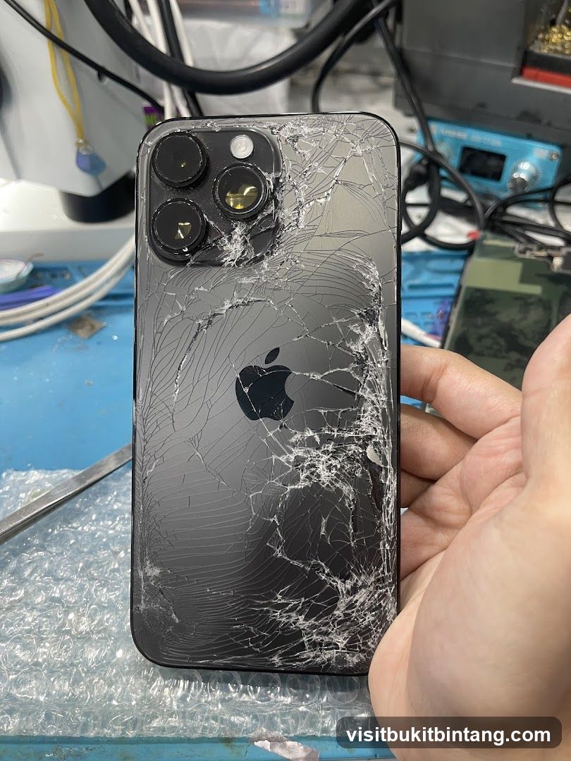Damaged iPhone
