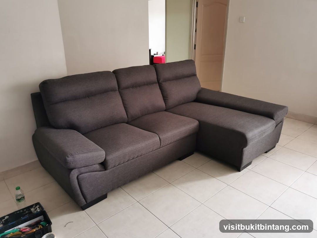 Dark Gray Sectional Sofa