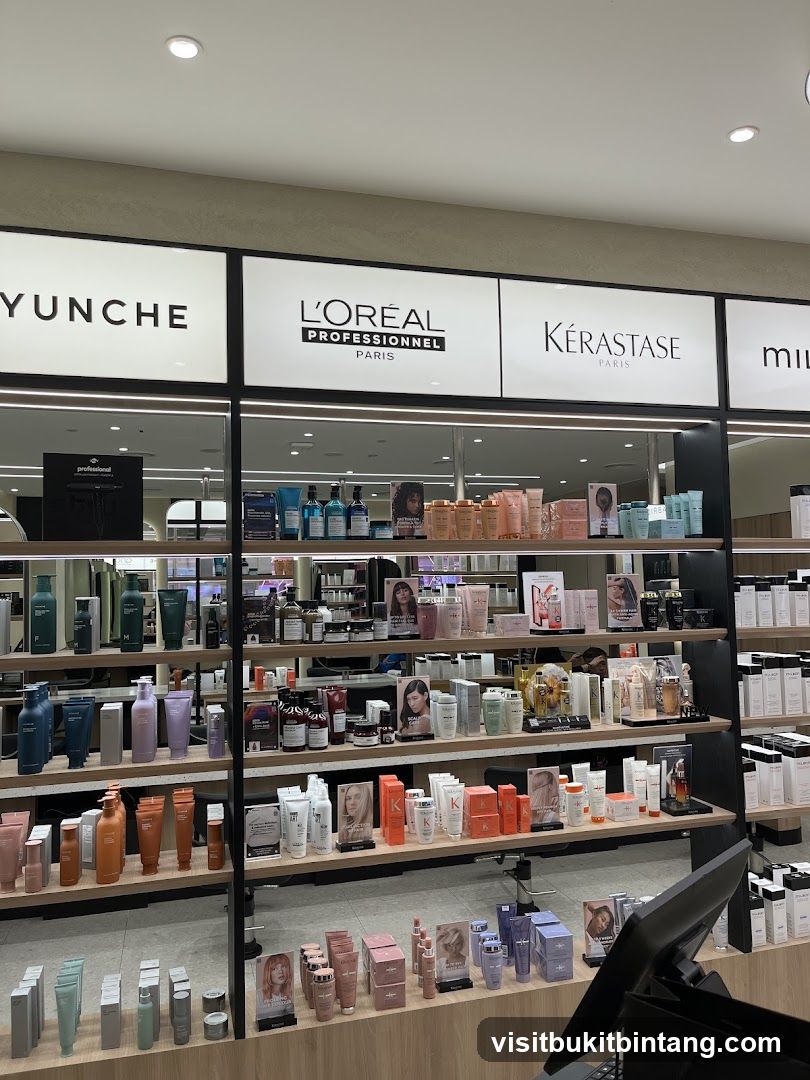 Haircare Products Display