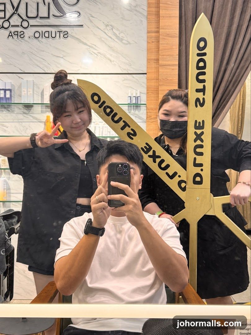 Salon Staff with Props