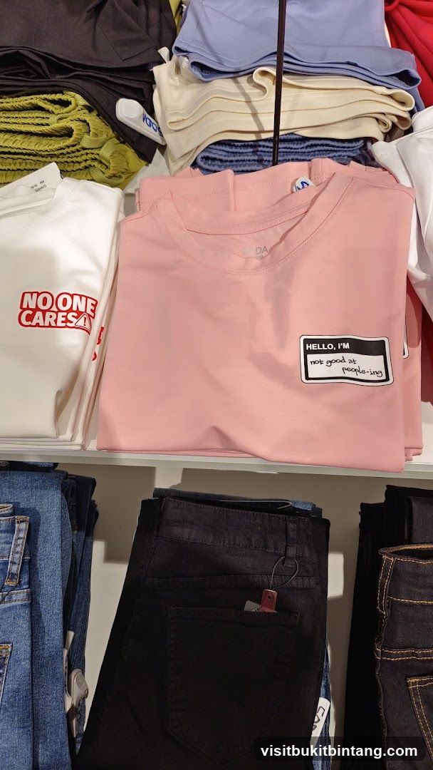 T-shirts and Jeans Display