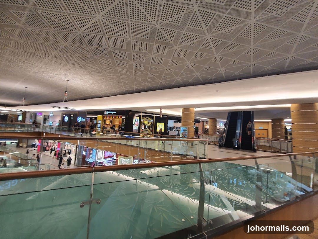 Interior of a modern shopping mall